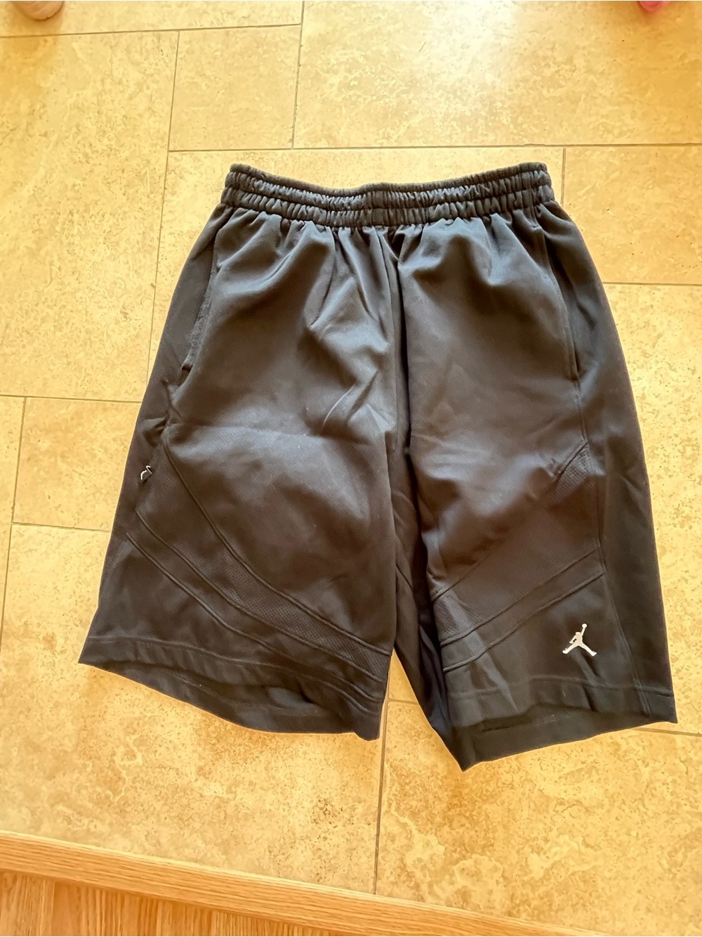Jordan Black Men's Performance Basketball Shorts with Jumpman Logo